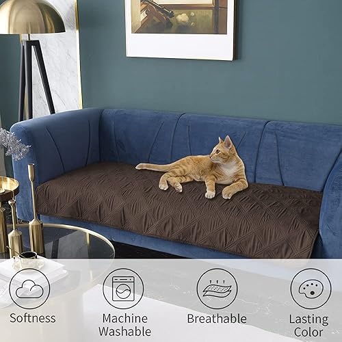 Miniatura 6 de Ameritex - Manta impermeable para cama de perro con parte trasera antideslizante para muebles, cama, sofá