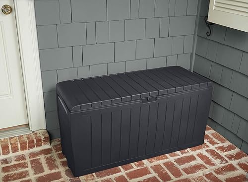 Vista 47 de Keter Gallon - Caja de resina para todo tipo de clima, Marrón