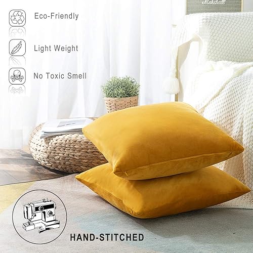 Miniatura 8 de MZPSO Juego de 2 fundas de cojín cuadradas de terciopelo súper suaves y sólidas, decorativas, para sofá, dormitorio, automóvil, 12 x 20 pulgadas,