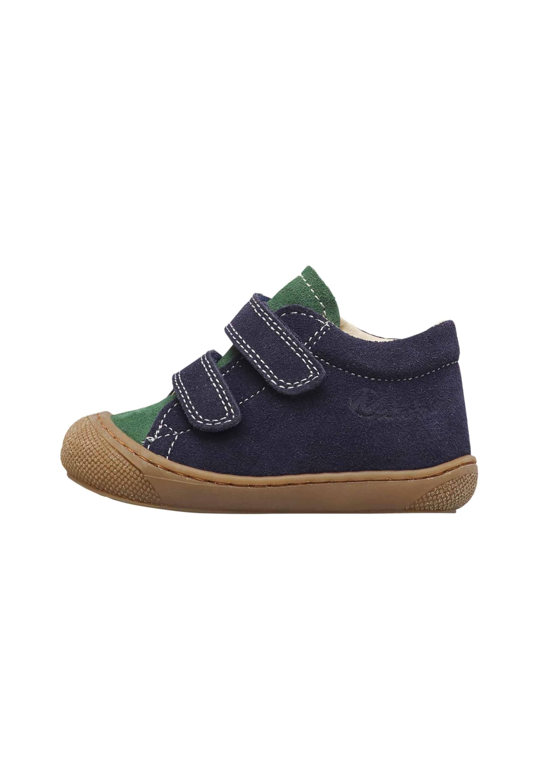 Naturino Cocoon VL Suede Sole Honey Navy-Green Bottle