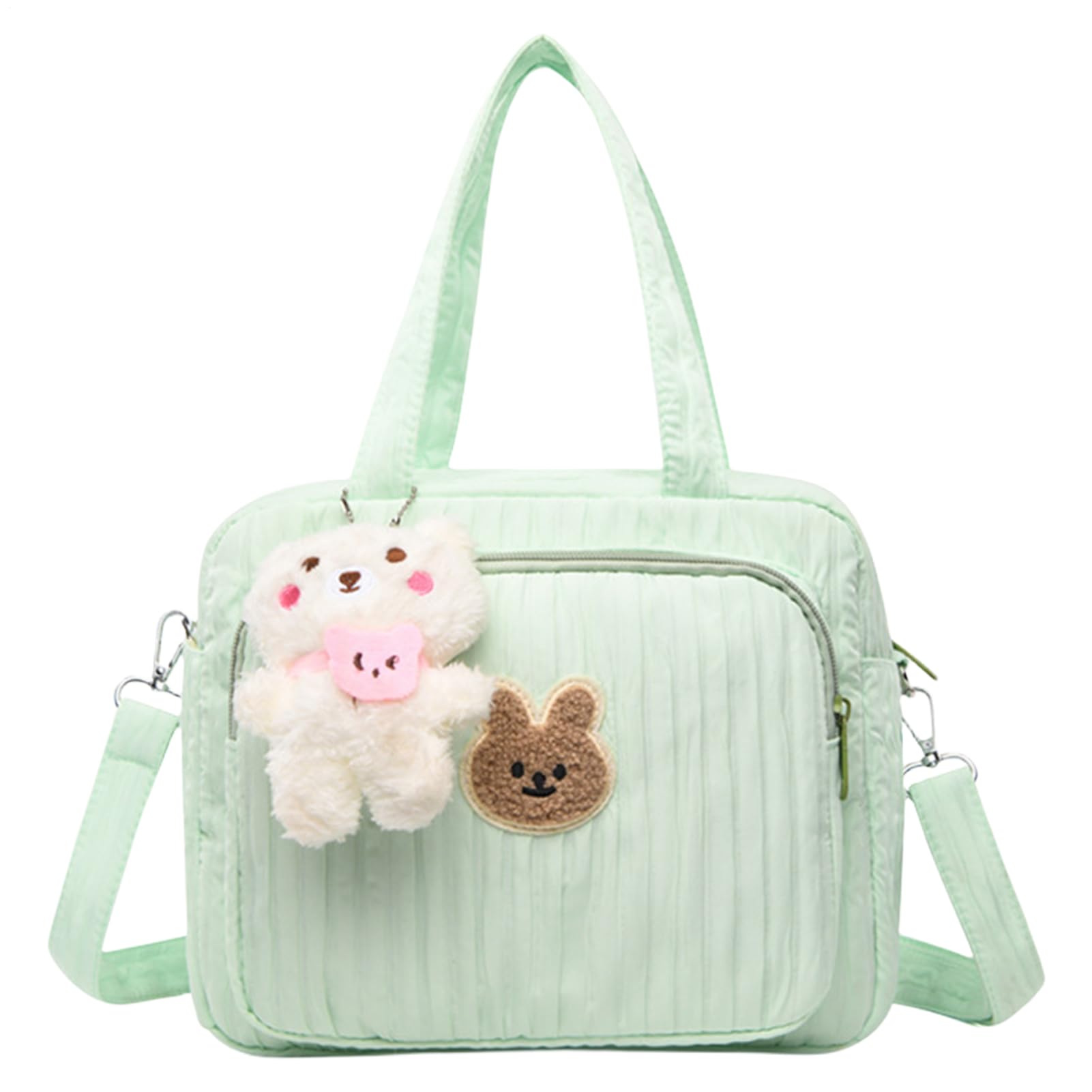 Bvizyelck Baby Changing Bag, Multifunction Nappy Tote Bag, Waterproof Baby Diaper Bags With Adjustable Strap, Large Capacity Portable Travel Babys Changing Diaper Tote For Diapers, Babys Accessories