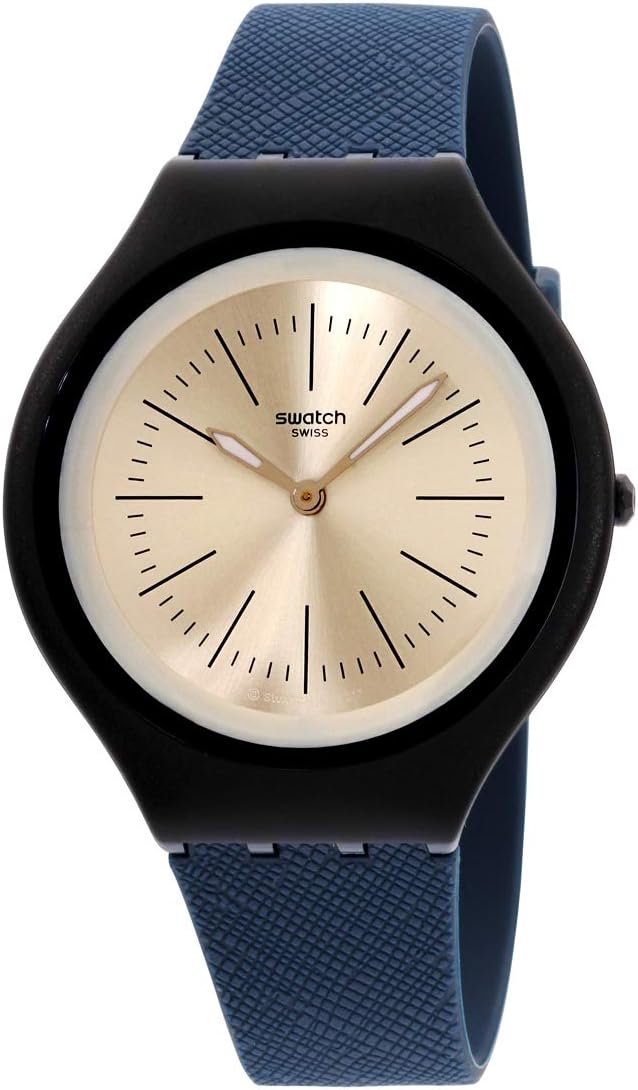 Mens Quartz Watch, Analog Display and Silicone Strap SVUN106