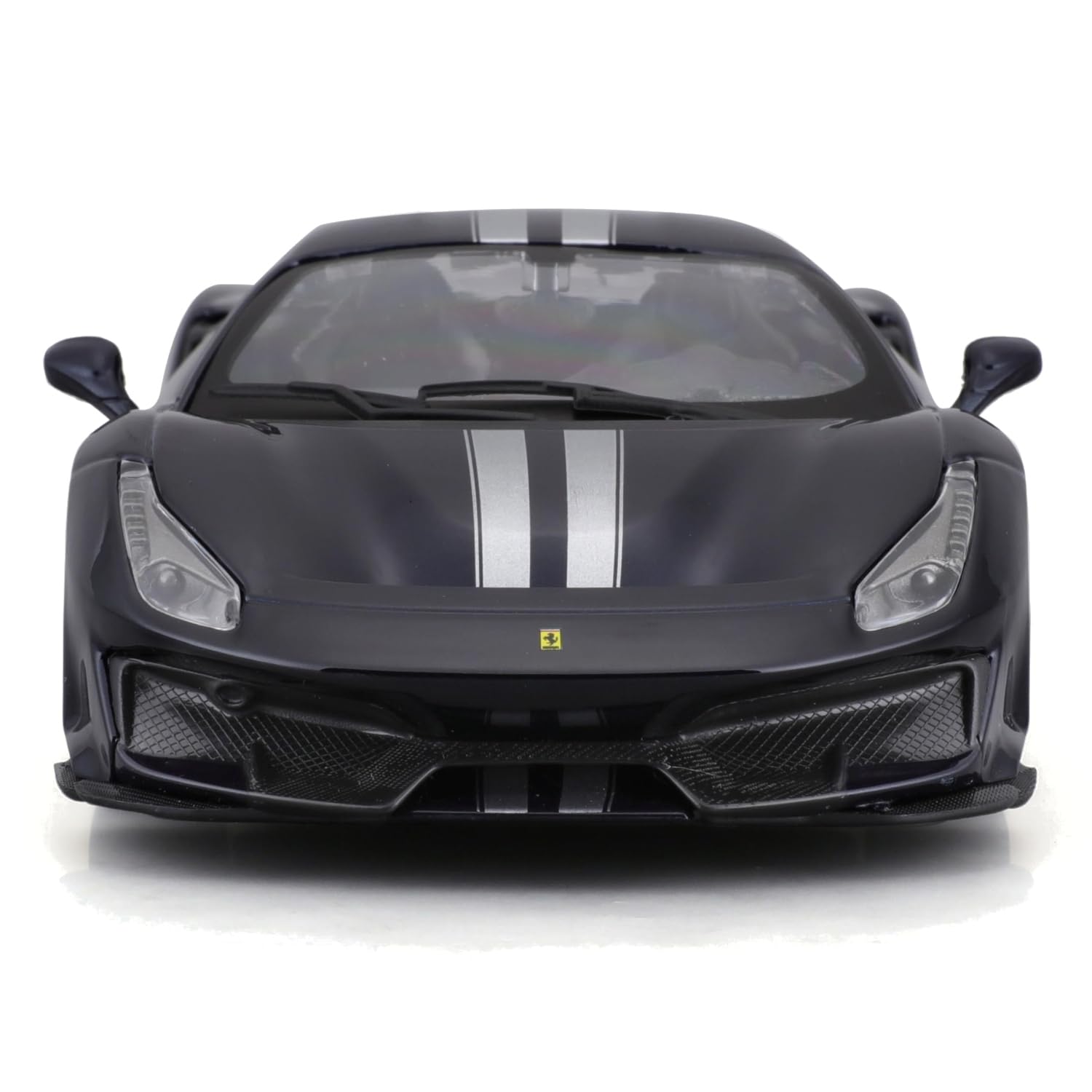 Bburago Ferrari 488 Pista (2018) : modèle de Voiture à l'échelle 1:24, Ferrari Race & Play Series, Portes Mobiles, Bleu (18-26026B)