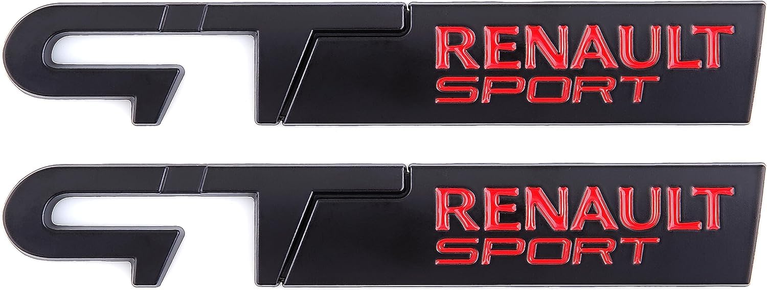 3D Emblème Badge Autocollant Pour GT Renault Sport, Autocollant De Décalcomanies En Métal De Voiture D'emblèmes Car Sticker Accessoires,C