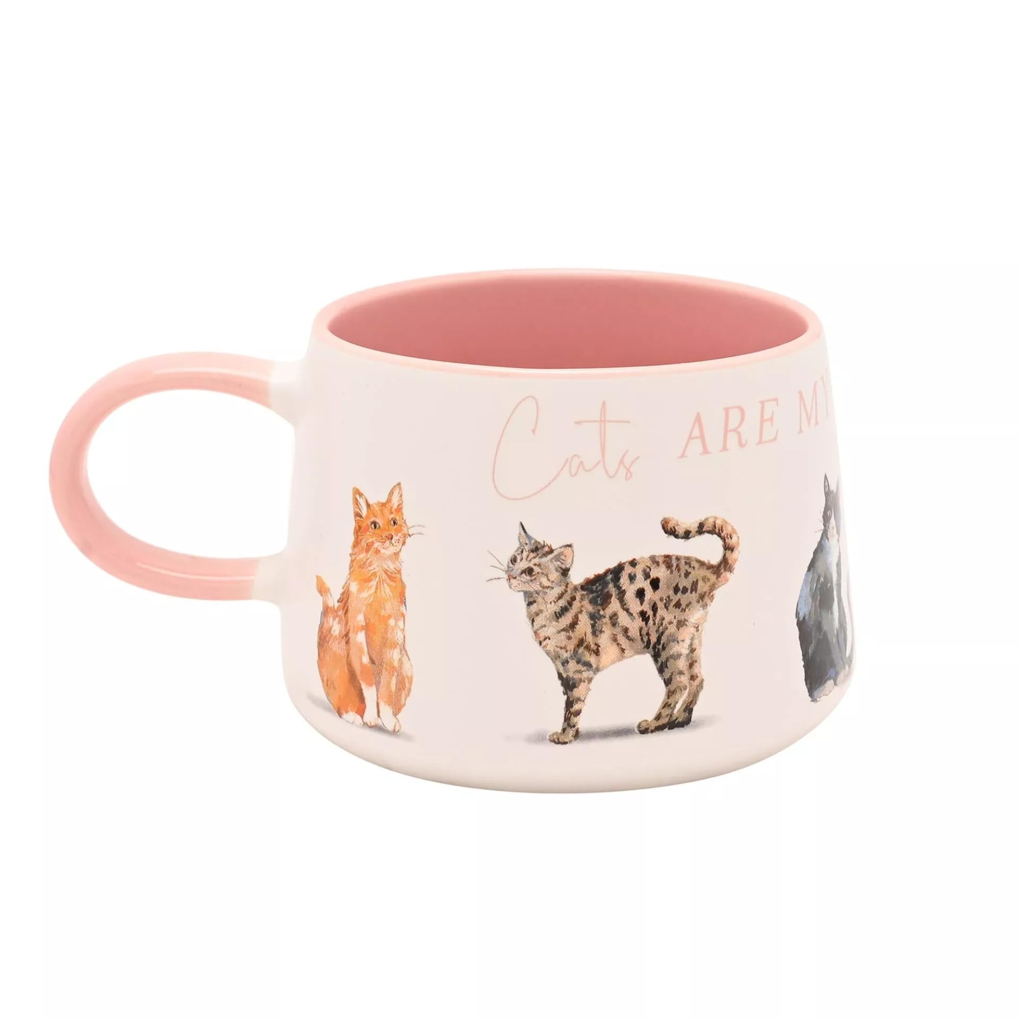 Widdop & Co. Ceramic Mug - 'Cats are My Favourite People' - The Wildlife by Ling Design - Stylish Tea & Coffee Cup
