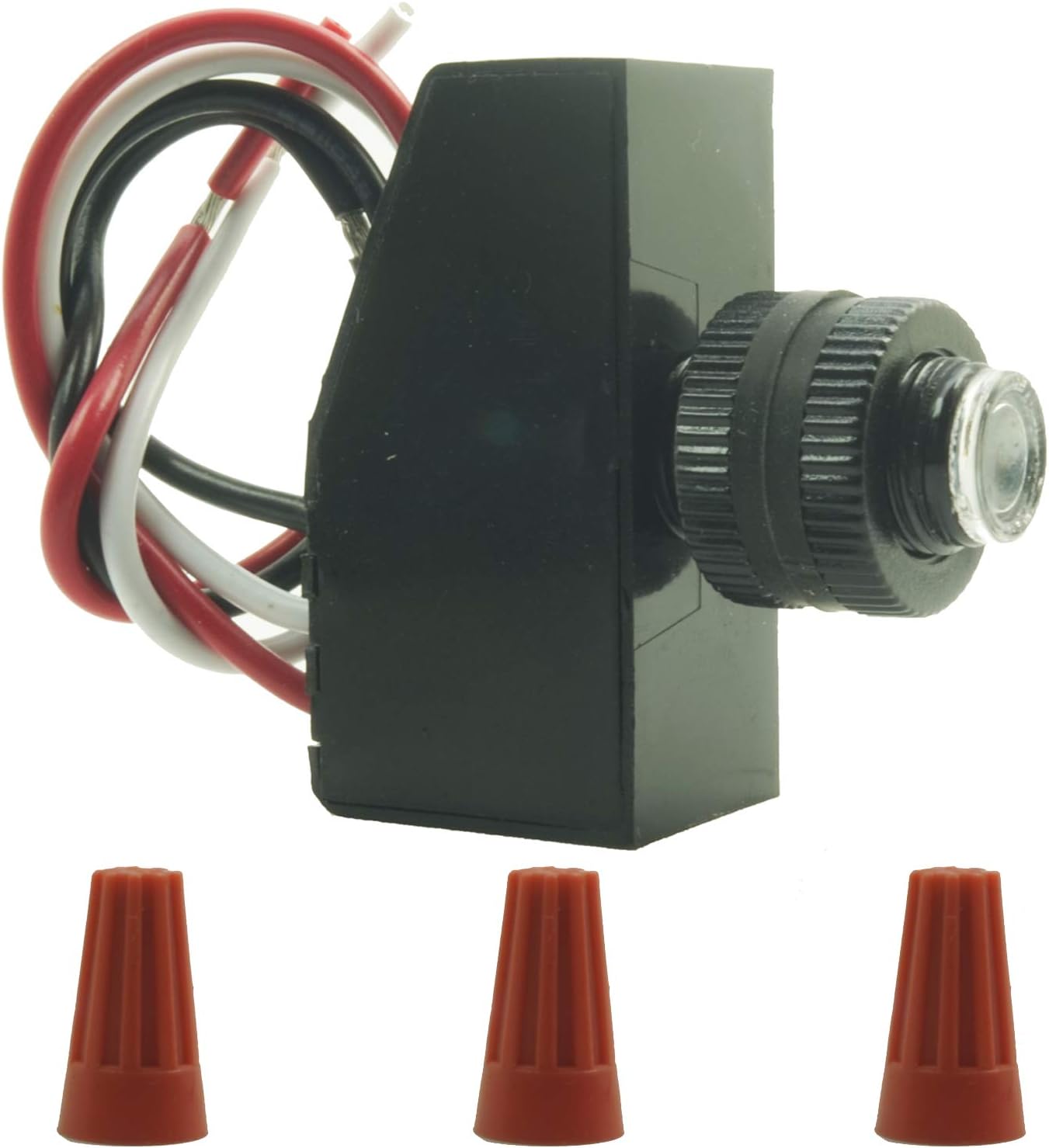 12-Volt 24-Volt 48-Volt Outdoor Hard-Wired Post Eye Light Control with Photocell Light Sensor,Post Eye Light Photo Control,Thermal Type Photo Control, Dusk-to-Dawn Light Sensor Switch Auto On/Off