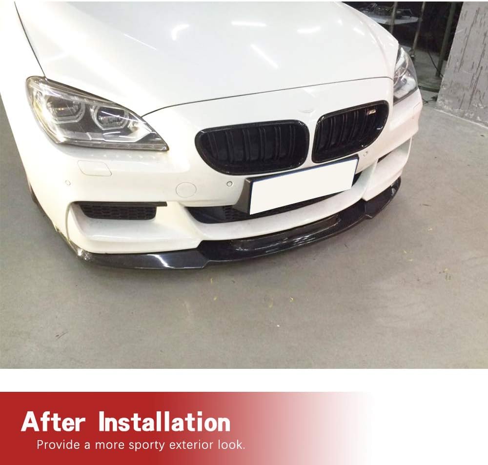 Carbon Fiber Chin Spoiler fits for BMW F06 F12 F13 M6 2013-2018 Custom Parts Front Bumper Lip Spoiler Chin Splitter Body Kits Factory Outlet