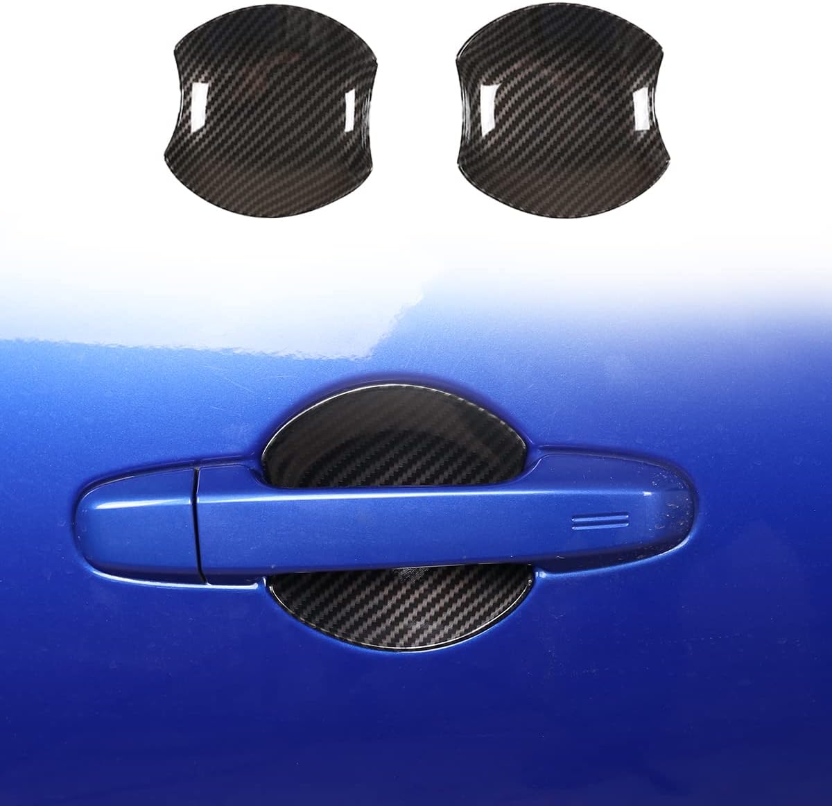 CHEAYAR ABS Car Interior Center Consoles Decoration Cover Trim kit for Subaru BRZ Toyota 86 Accessories 2012-2020 (Auto Door Handle Cups Protective Pad, Carbon Fiber)