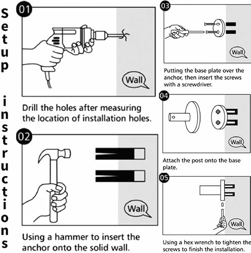 Miniatura 6 de DGYB Ganchos para toallas de baño, paquete de 2 unidades, de níquel cepillado, soporte para toallas, de acero inoxidable, resistente, para cocina,