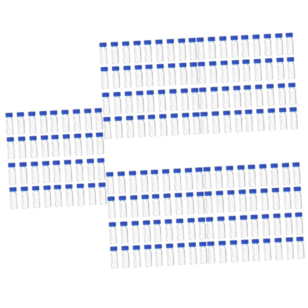 iplusmile 500piezas De Vidrio Transparentes Escala De Frascos Pequeños Para Muestras Con Tapas Perfectos Para Laboratorios y Proyectos De Investigación