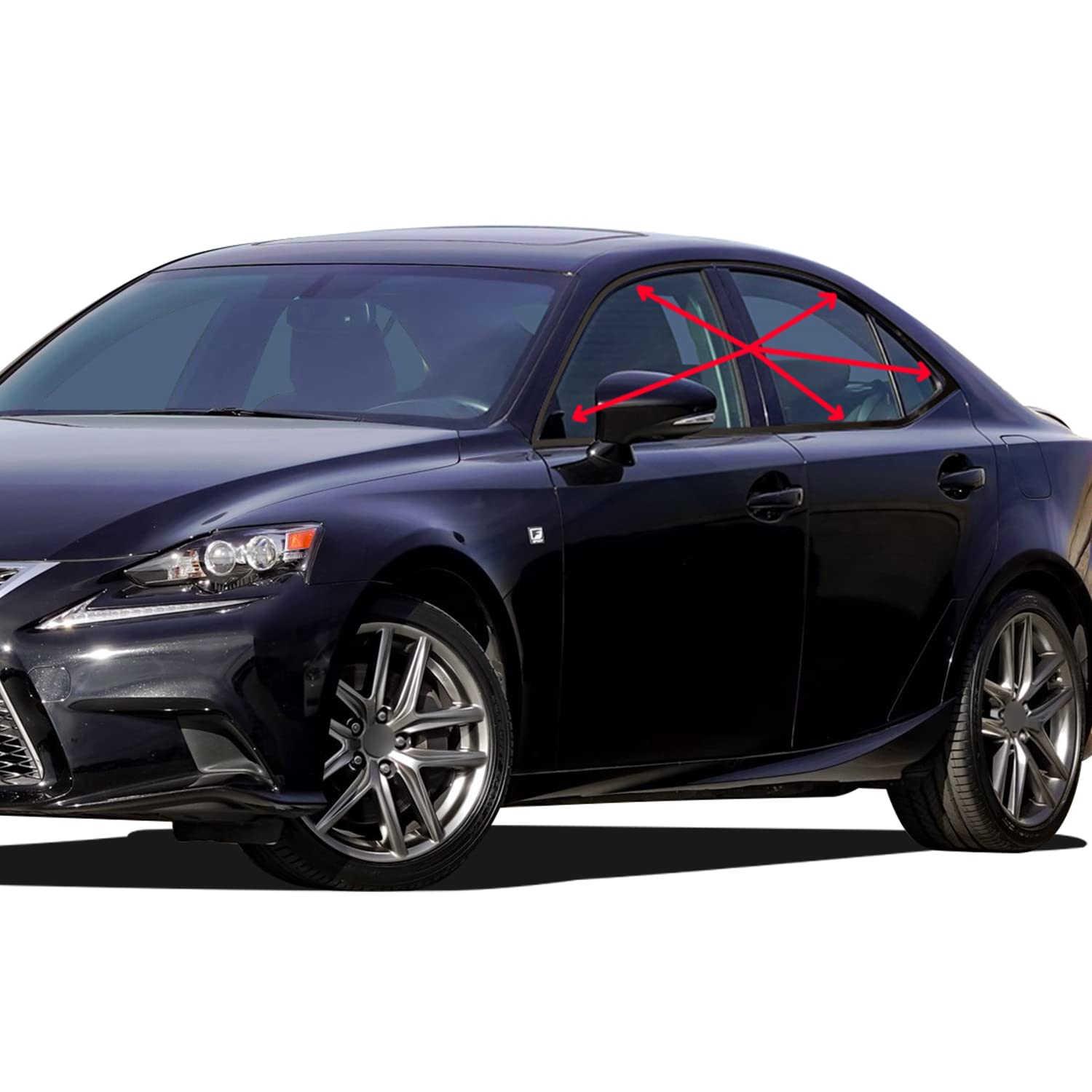 RGB LED DRL for 2013-2016 Lexus IS200t/300 IS250 350 IS-F w/ Dynamic Turn Signal