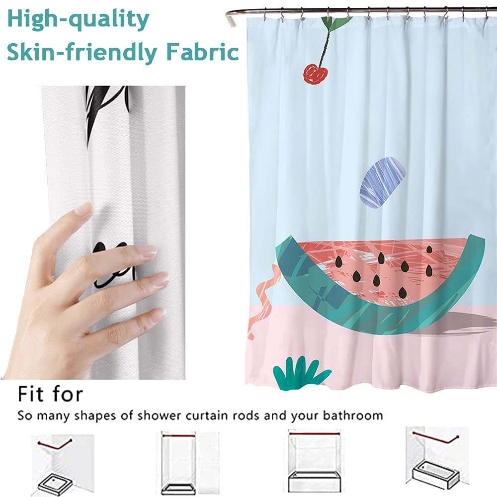 Tenda 180x180 Cm Con Ganci Tenda Da Doccia Con Scheletro Floreale, Decorazione Da Tenda Doccia 180x180 Con Pipistrelli