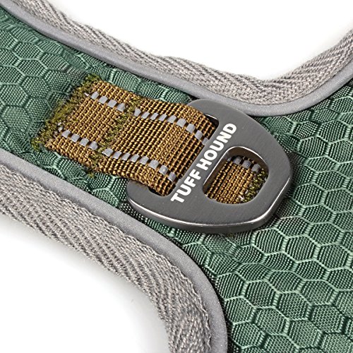 TUFF HOUND Dog Harness, No-Pull Pet Harness with 2 Metal Rings for Small Medium Large Dogs Adjustable Reflective Oxford… - Image 5