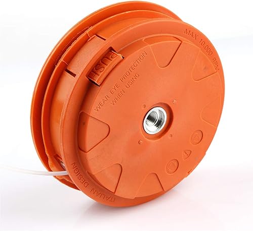 Miniatura 4 de Aleación Universal Twister Bump Alimentación Línea Trimmer Cabeza Whipper Cepillo Cortador, Tamaño de Rosca M10x1.25 Mano Izquierda Cortacésped