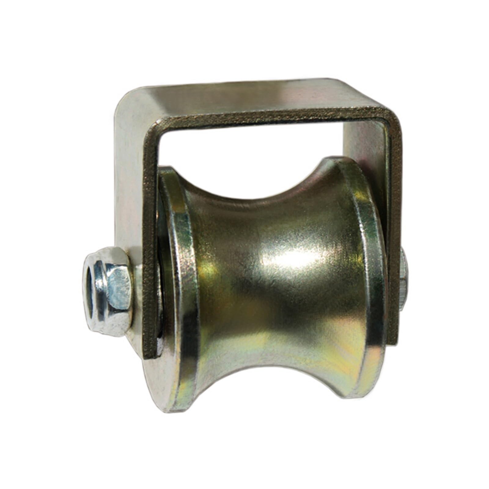 Rundrohr U-förmiges Schienenrad U-förmiges Drahtseillager Führungsrad Tragfähigkeit 500 kg (Size : U40mm)