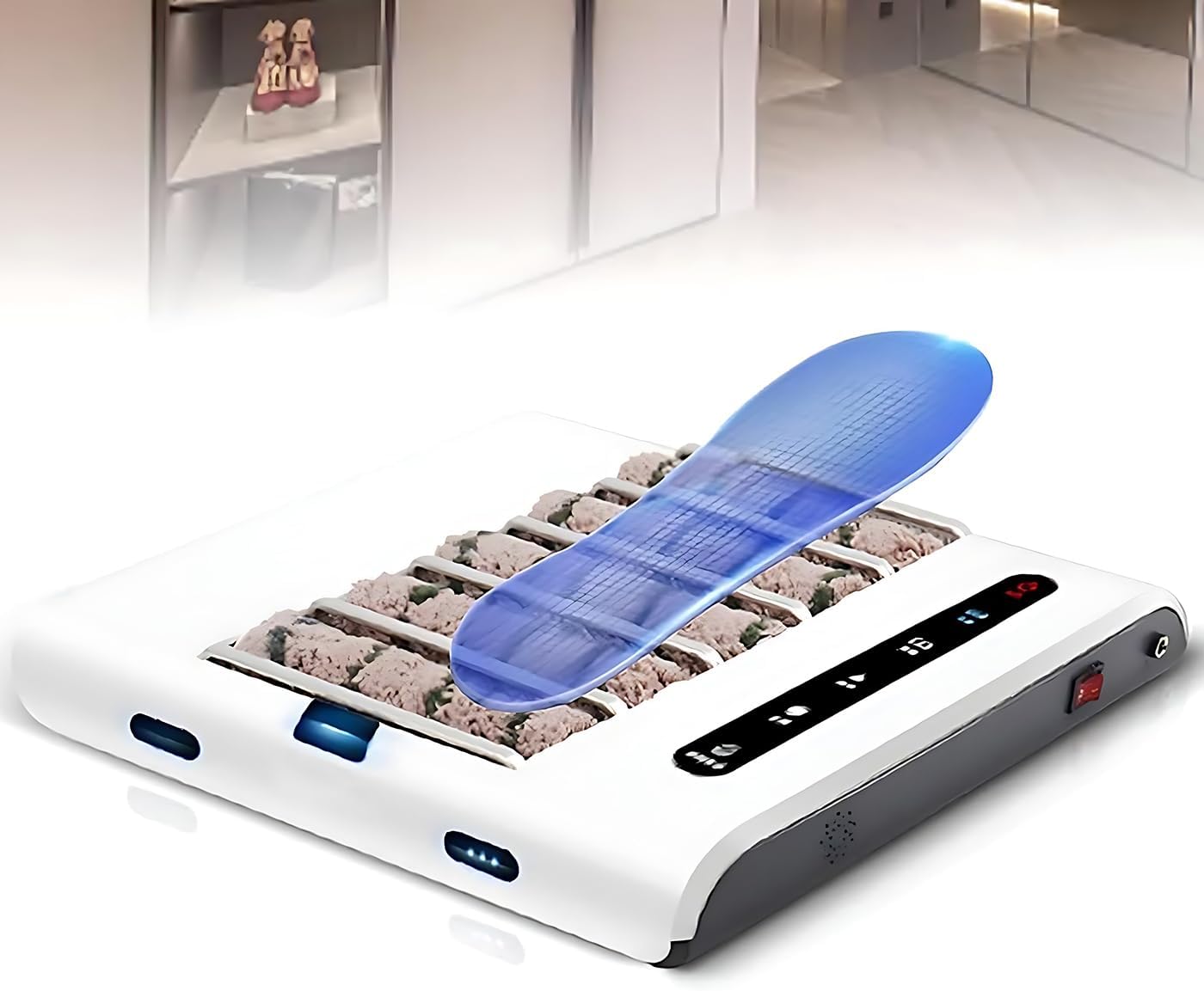 全自動靴底洗浄機、1000pa電動靴磨き機、260RPM水なし靴クリーナー、自動センサーインテリジェント靴磨き、充電式玄関靴ブラシ