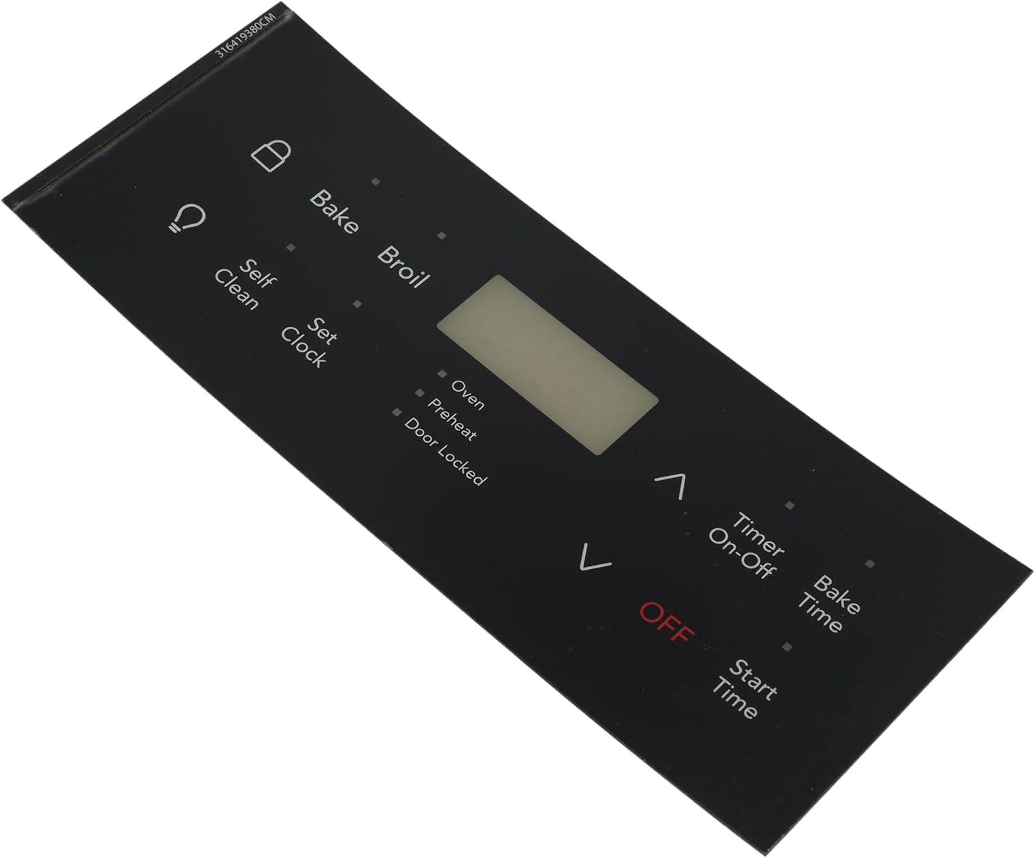 Supplying Demand 316419380 Range Oven Control Overlay Replaces AP6808979, 4919957