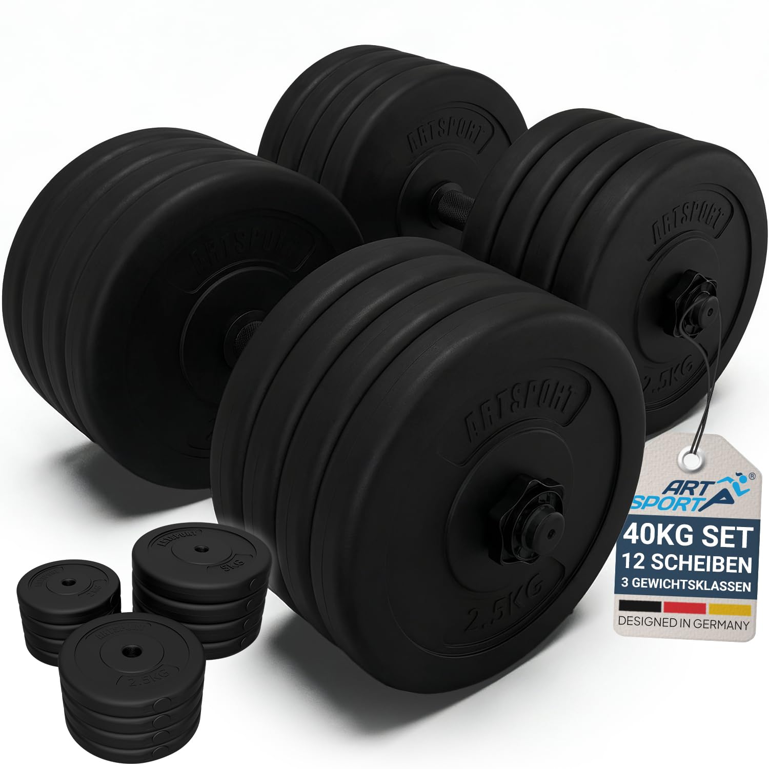 ArtSport 2er Hantelset 40kg