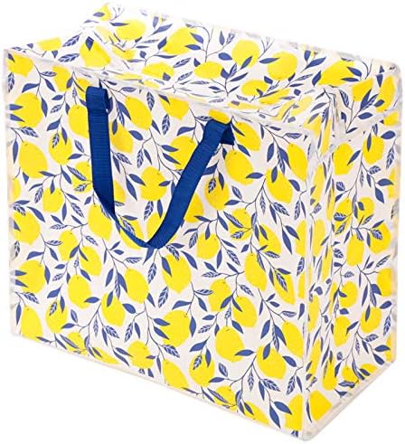 Puckator Fun Practical Laundry & Storage Bag-Lemons Design, Multi, Height 48cm Width 55cm Depth 28cm