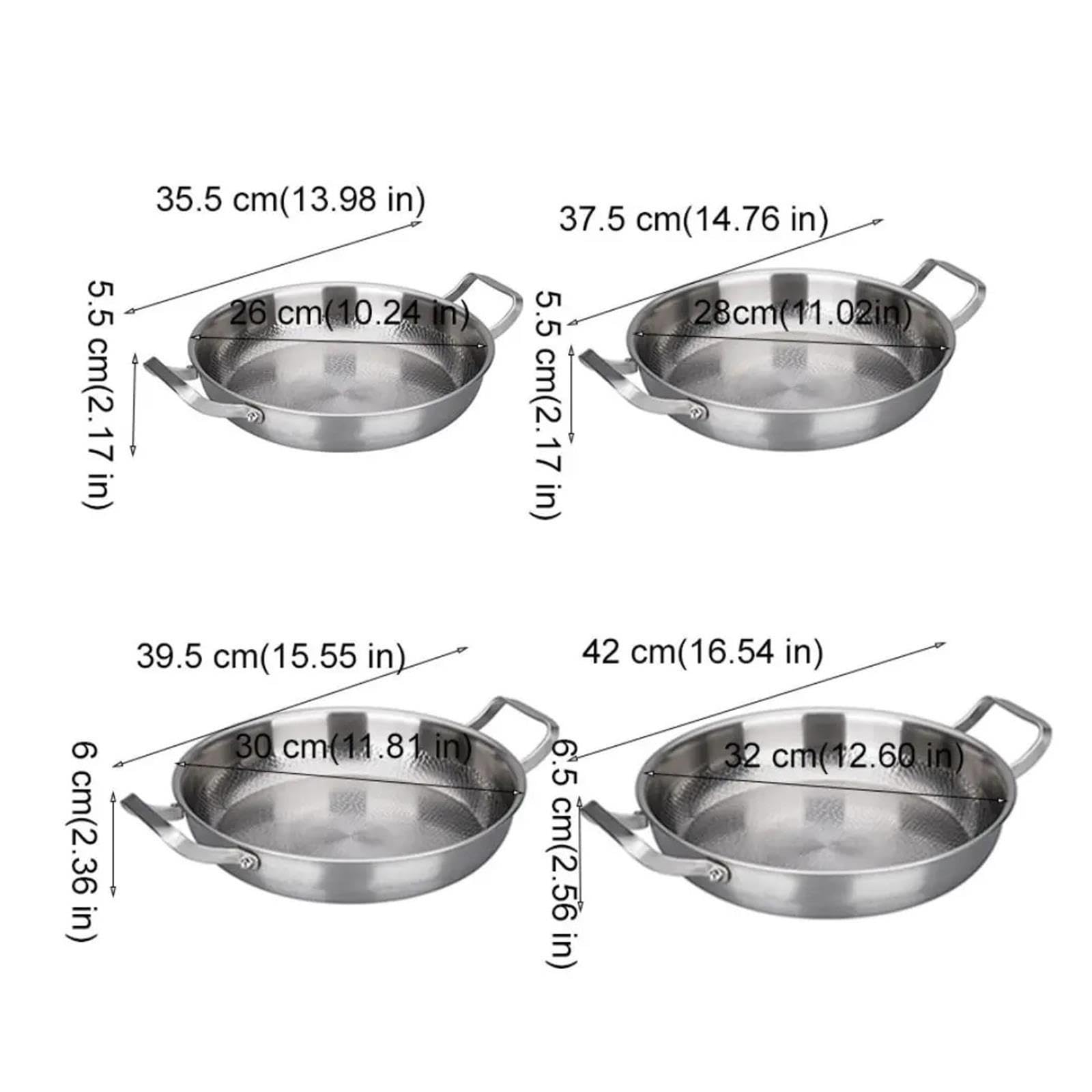 Fondo con asas dobles for cocinar como chef