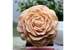 Large Flower Silicone Mold, 3 Inch Peony Flower Silicone Soap Making Mold