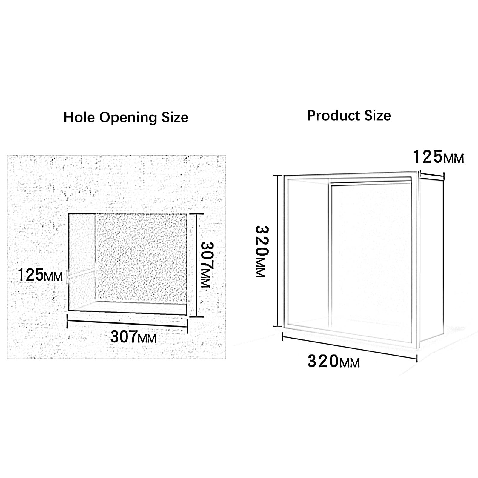 Nisza prysznicowa ze stali nierdzewnej – nowoczesny stojak na szampon i mydło do łazienek i salonów – elegancki element wyposażenia domu (czerwony, 32 x 32 x 12,5 cm)
