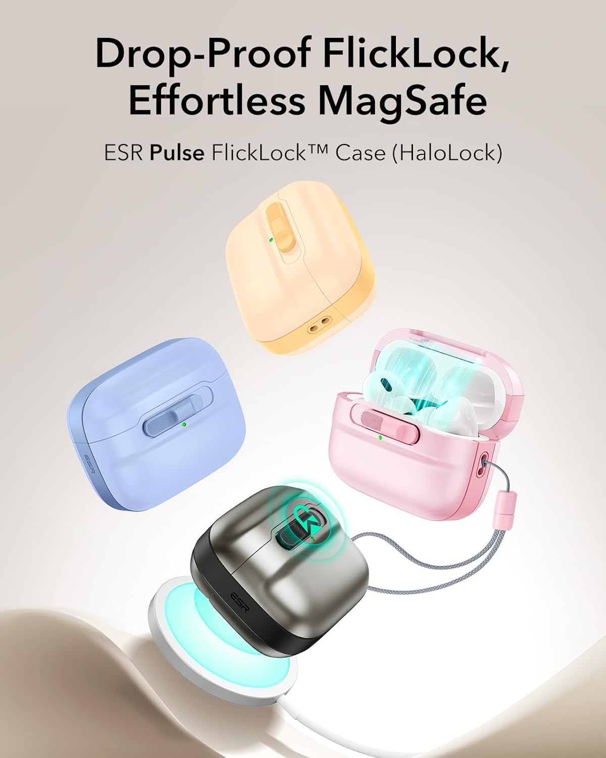 ESR Pulse FlickLock Case with MagSafe charging