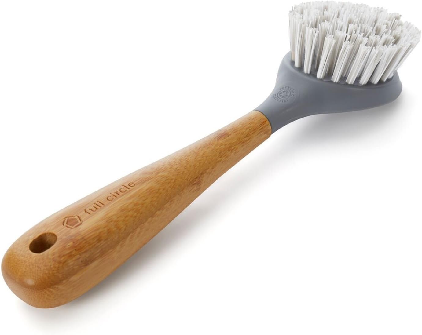 Chеареѕt 🛒 Full Circle Tenacious C Cast Iron Brush and Scraper with Bamboo Handle – Skillet Scrubber with Tough Nylon Bristles, Grey, One Size, Gray Amаzіng 🔥 Full Circle Tenacious C Cast Iron Brush and Scraper with Bamboo Handle – Skillet Scrubber with Tough Nylon Bristles, Grey, One Size, Gray