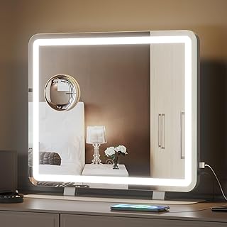 Mondeer Hollywood Vanity Mirror with Lights, 60x50cm Large M