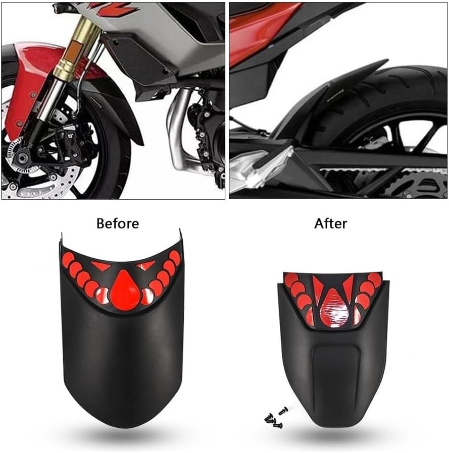 Motorcycle Accessories F&Enders for B&M&W F900XR F 900 XR 2020 Motorcycle Accessories Front Mudguard Fe&nder Rear Extender Mud Guard Extension Splash Protector