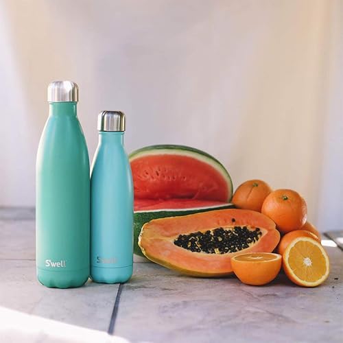 Miniatura 6 de Botella de agua S'well RYWO-09-A17, aislada al vacío, con doble pared de acero inoxidable, 9 oz, Royal Wood, Eucalyptus