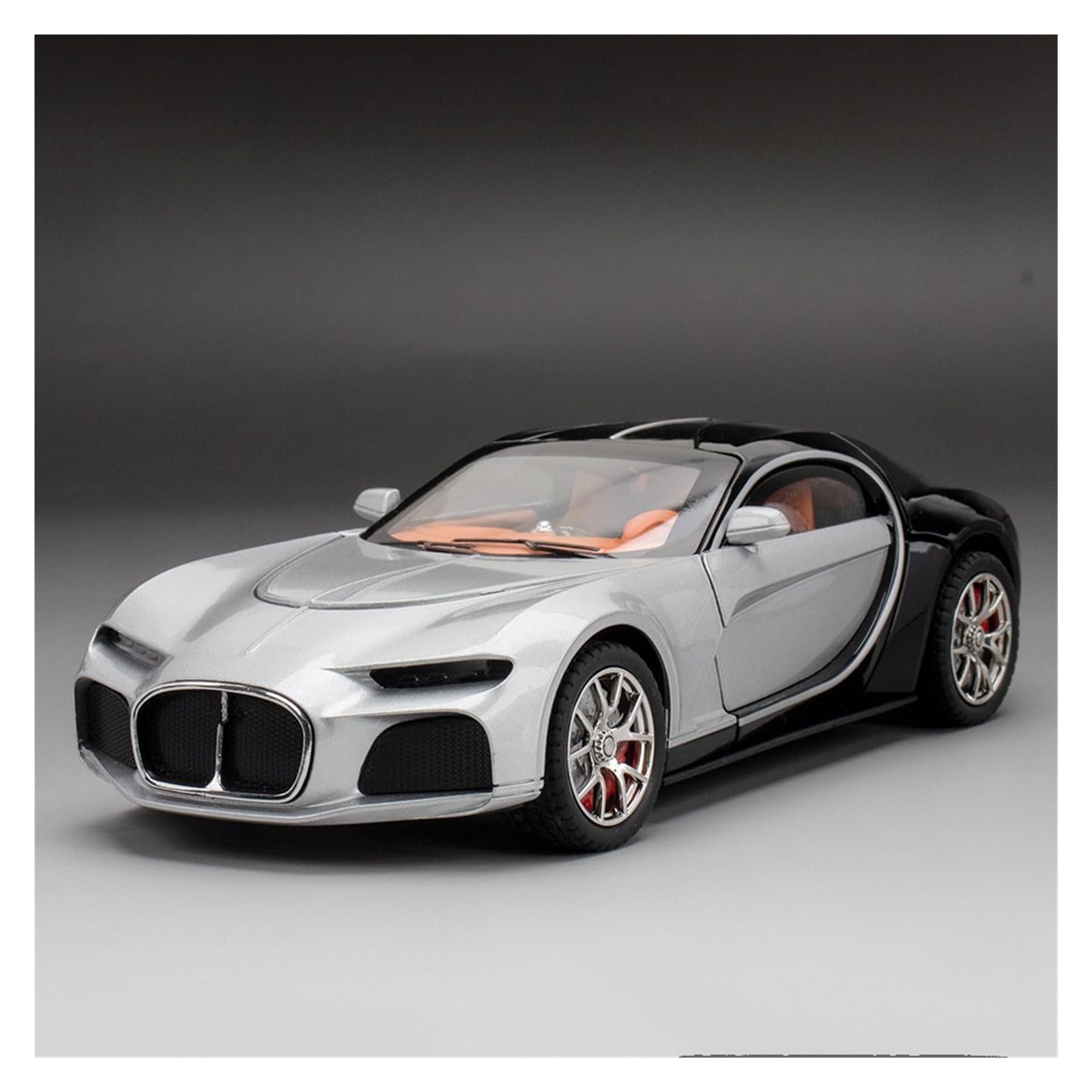 BANKOTO Diecast Car 1:24 For Bugatti For Atlantic Alloy Metal Diecast Model Car Collectibles Hobby Collectible(B)