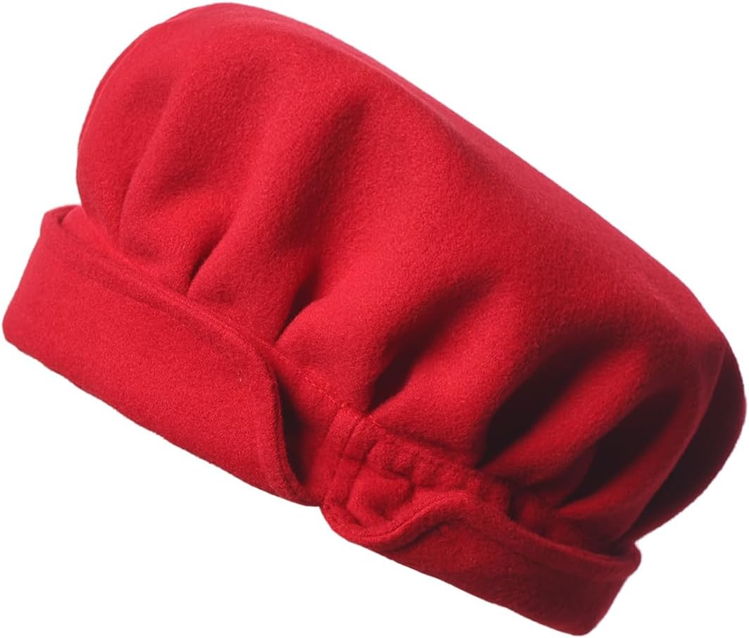 Medieval Tudor Flat Renaissance Fair Beret Hat Cosplay Costume Accessories for Women Men
