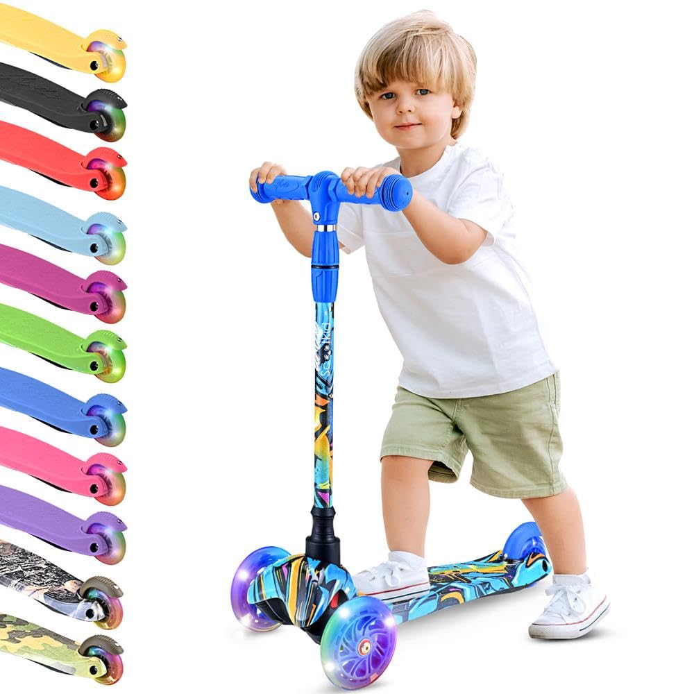 Hurtle Hurtle - 3 Wheeled Scooter for Kids Unisex-Youth