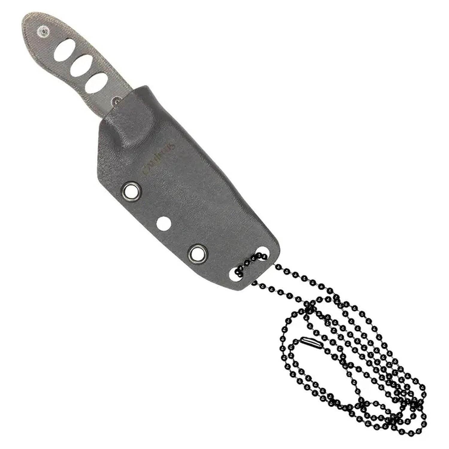 Camillus Choker 5.5" Durable Lightweight Corrosion-Resistant 1095 Carbon Steel Tactical Fixed Blade Knife with Micarta Handle, Kydex Sheath Included