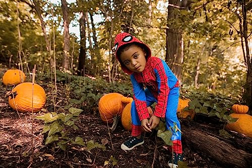Marvel Avengers Spider-Man Infant Baby Boys Zip Up Cosplay Coverall 18 Months - image 6