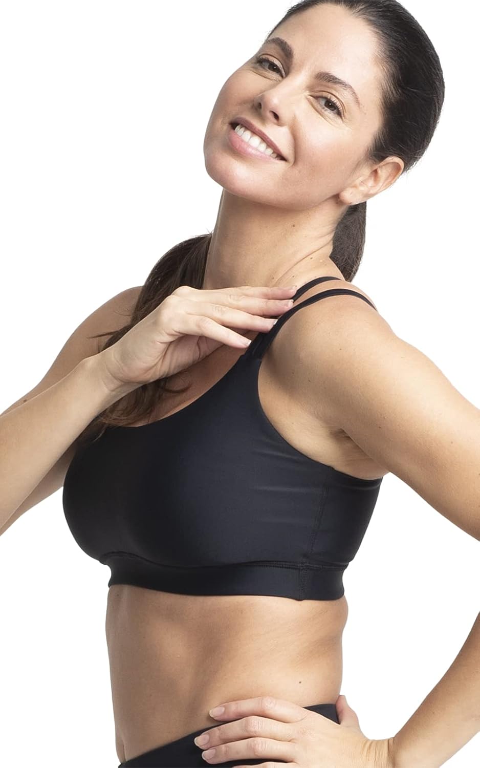 Yummie Womens Sloan Unlined Low Impact Active Bra