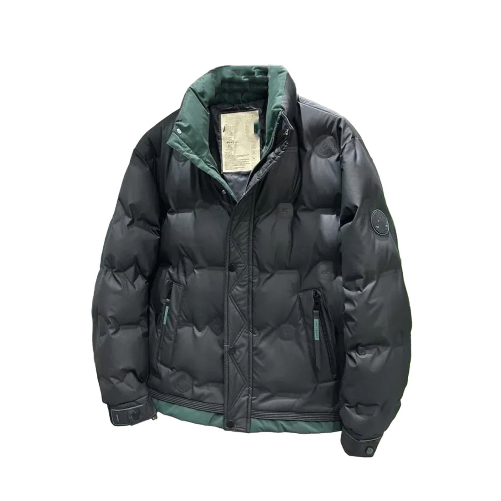 Doudoune brillante homme en duvet de canard blanc imperméable et chaude