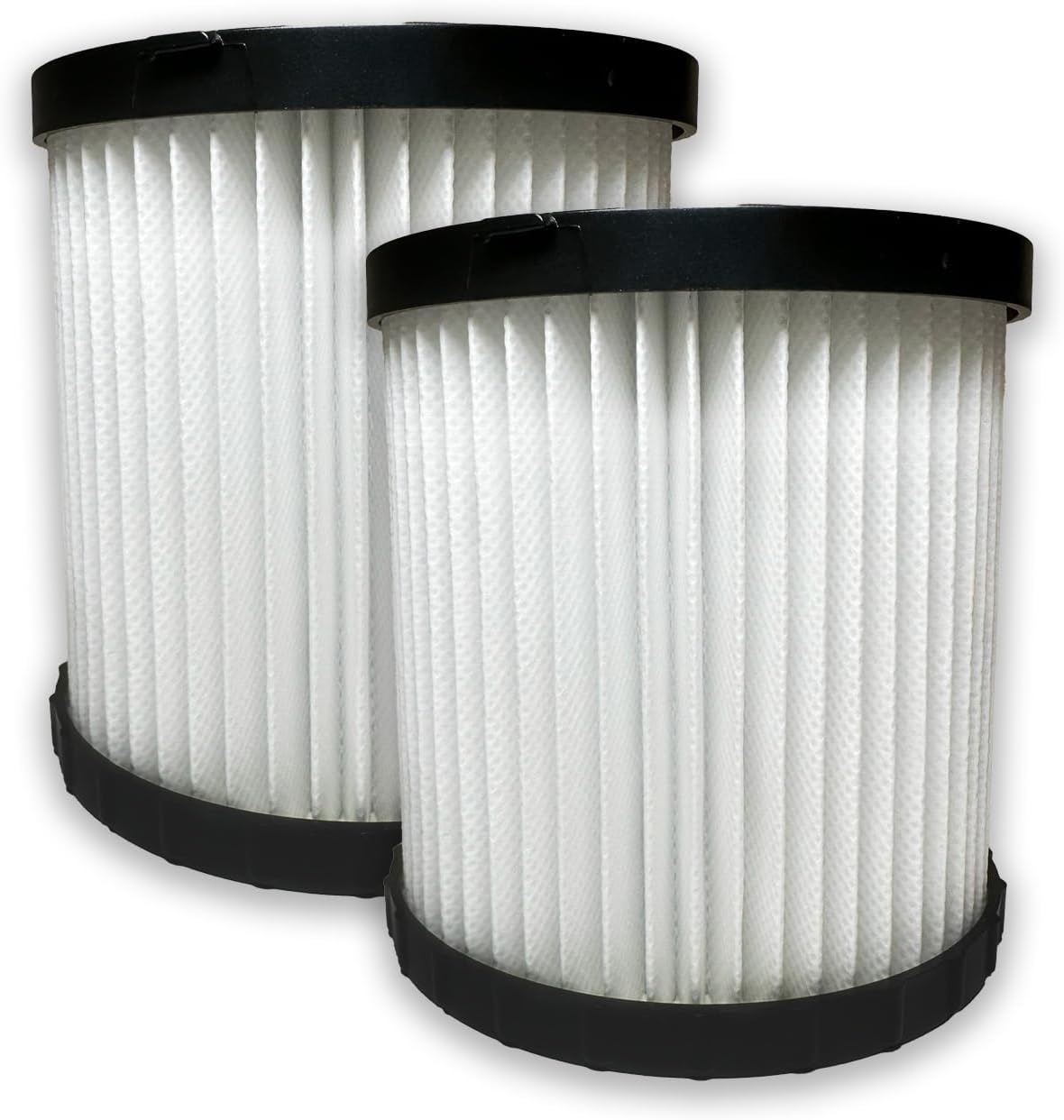Nispira DCV5801H HEPA Vacuum Filter for DeWalt Wet Dry DCV580 DCV581 DCV581H 2 Pack