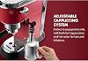 Coffee Maker Semi Automatic Coffee Machine Home Commercial Espresso Machine for Cappuccino Latte Commercial Home Espresso Maker Color: Black, Size: One Size