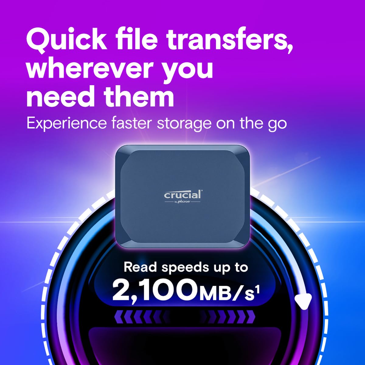 Amazon | Crucial X10 外付け SSD 8TB USB3.2 / Type-C 最大読込速度 