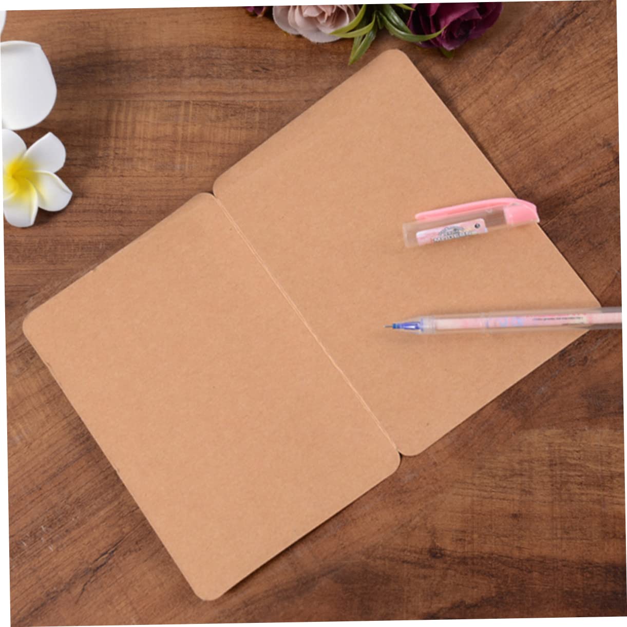 NUOBESTY 100 Stück Faltbare Grußkarten aus Papier Blanko Schlichtes Design für Festtage und Weihnachtsfeiern zum Schreiben von Segenswünschen