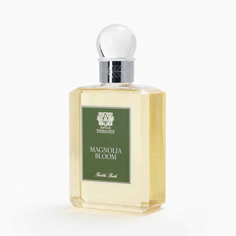 Sabonete líquido para banho Antica Farmacista Magnolia Bloom com espuma, mel, óleo de jojoba e aloe vera, 473 mL