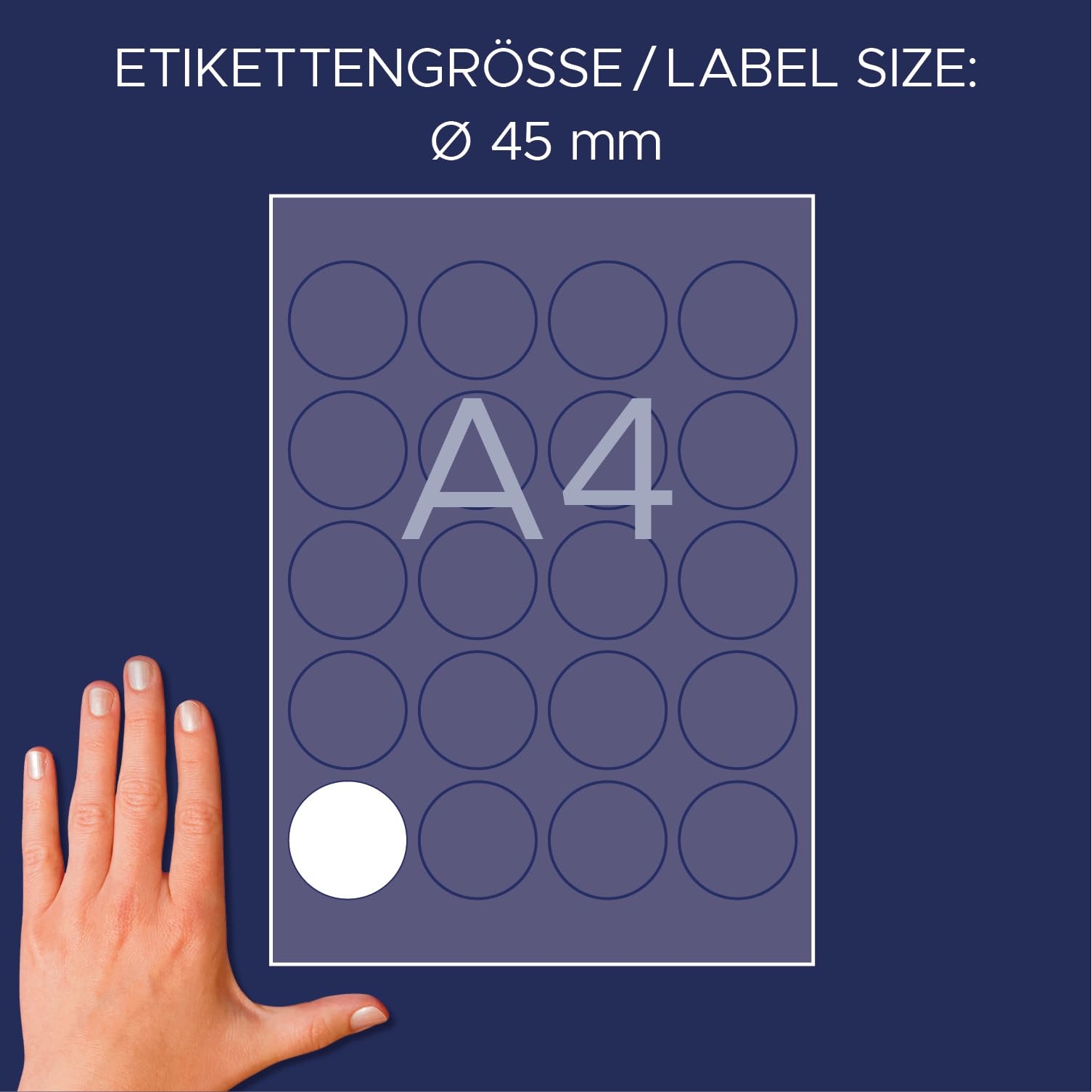 AVERY Zweckform Flessenetiketten Art. 5083 (120 stickers AVERY Zweckform Flessenetiketten Art. 5083 (120 stickers