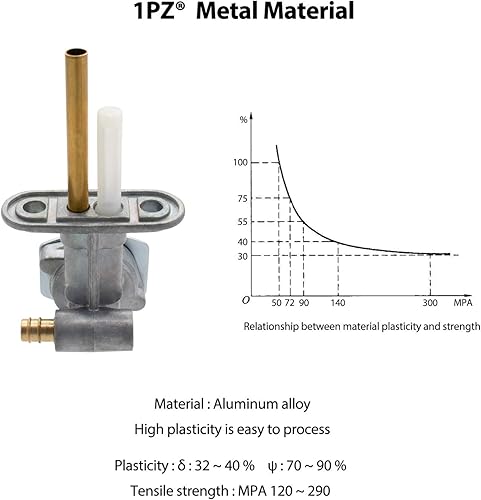 Miniatura 5 de 1PZ K40-GL3 - Válvula de combustible para Kawasaki Bayou 300 KLF300 1988-2005 ATV Quad 4Wheeler