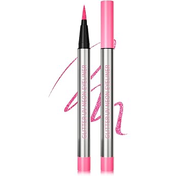 Pink Glitter Liquid Eyeliner Waterproof UV Neon Liquid Eyeliner