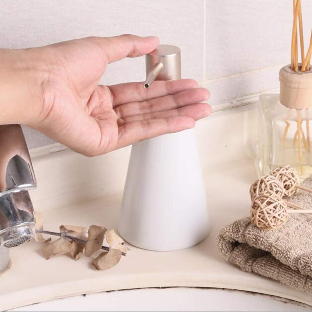 Dispenser di sapone – Dispenser per sapone liquido, dispenser per sapone liquido, dispenser per sapone liquido, dispenser per lozioni in ceramica, per cucina, bagno, bagno