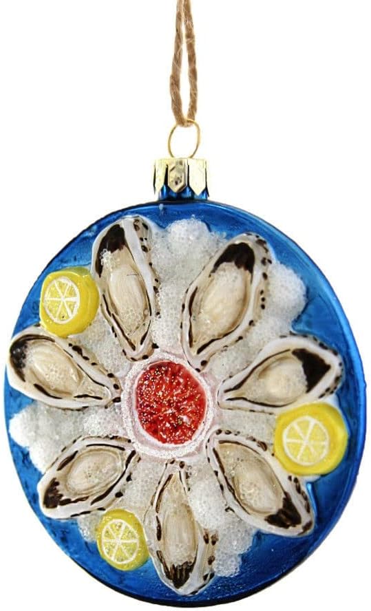 Cody Foster - Plate of Oysters Ornament - GO-6422