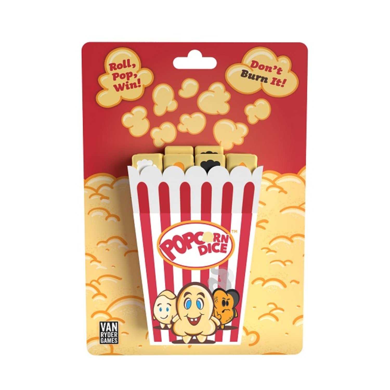 Amazon.com: Popcorn Dice – A Game by Van Ryder Games 2-6 Players – Board  Games for Family 15 Minutes of Gameplay – Games for Family Game Night – for  Kids and Adults