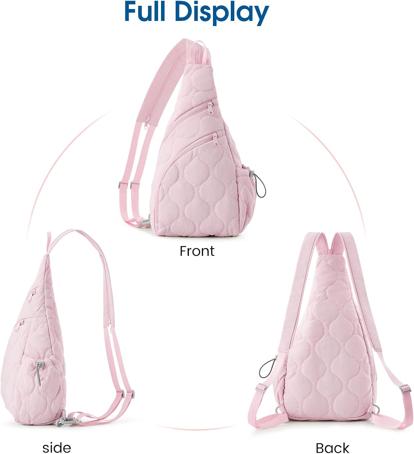 G4Free Casual Crossbody Bag Sling Daypack for Women Lightweight Backpack Fashionable Chest Bag for Daily Outings - Image 7